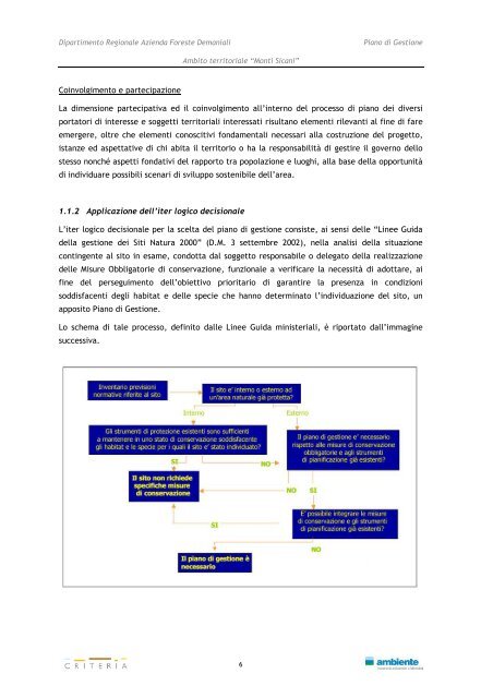 Monti Sicani - Assessorato Territorio ed Ambiente