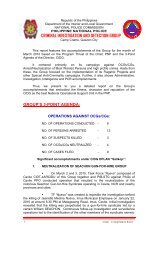 Republic of the Philippines - CIDG - Philippine National Police