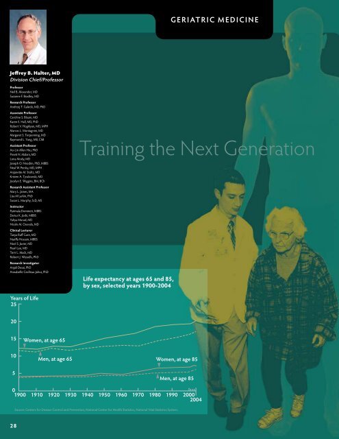 Training the Next Generation - University of Michigan Health System