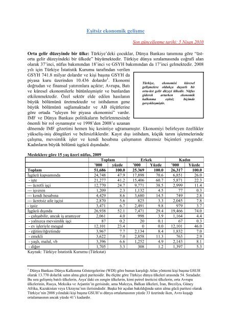 türkiye'de çocukların durumu raporu