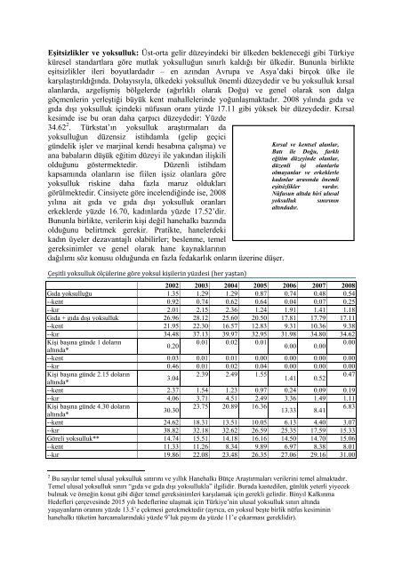 türkiye'de çocukların durumu raporu