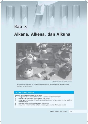 Alkana, Alkena, dan Alkuna Bab IX - Siap Belajar