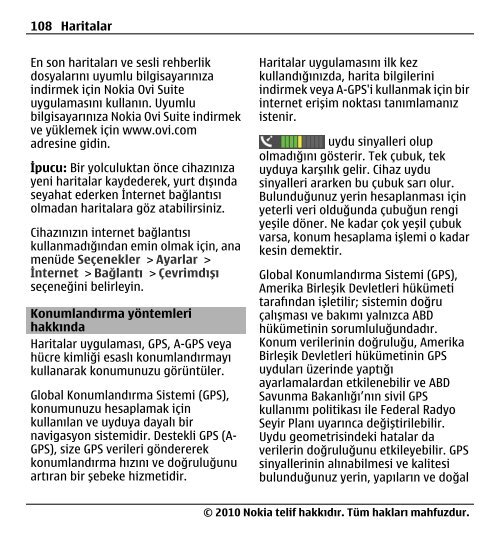 Nokia E5–00 Kullanım Kılavuzu - Turkcell