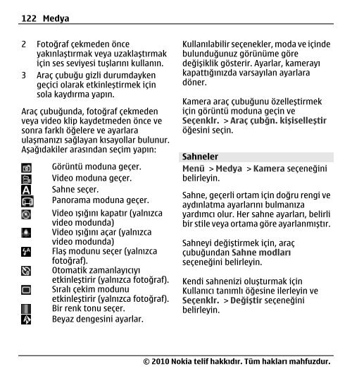 Nokia E5–00 Kullanım Kılavuzu - Turkcell