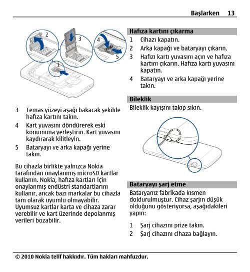 Nokia E5–00 Kullanım Kılavuzu - Turkcell