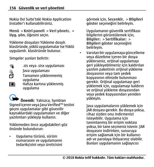 Nokia E5–00 Kullanım Kılavuzu - Turkcell