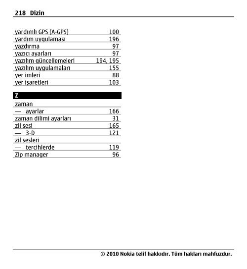 Nokia E5–00 Kullanım Kılavuzu - Turkcell