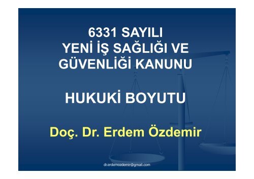 HUKUKİ BOYUTU