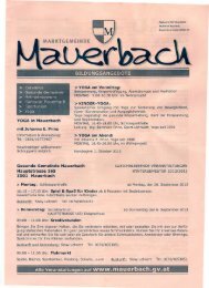 Bildungsangebote der Marktgemeinde Mauerbach - Wir für ...