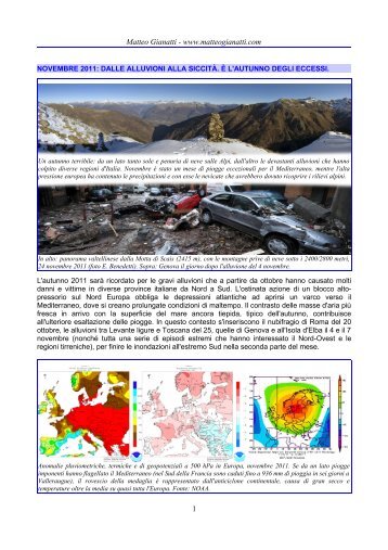 è l'autunno degli eccessi - Matteo Gianatti