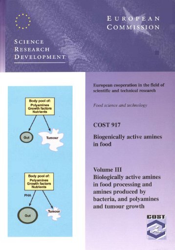 Biologically active amines in food processing and amines produced