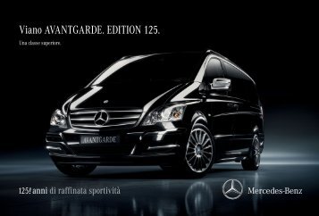 Viano AVANTGARDE. EDITION 125. - Mercedes-Benz