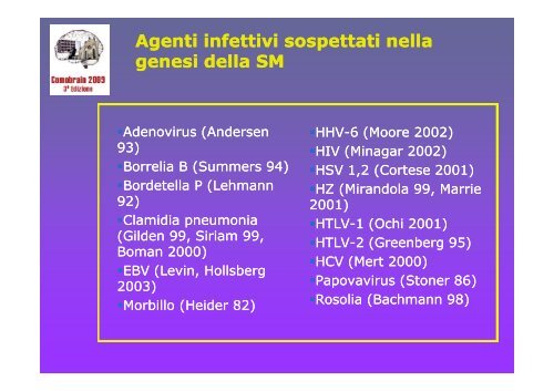 SCLEROSI MULTIPLA E MALATTIE AUTOIMMUNI - Comobrain