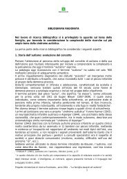 BIBLIOGRAFIA RAGIONATA - Regione Lombardia