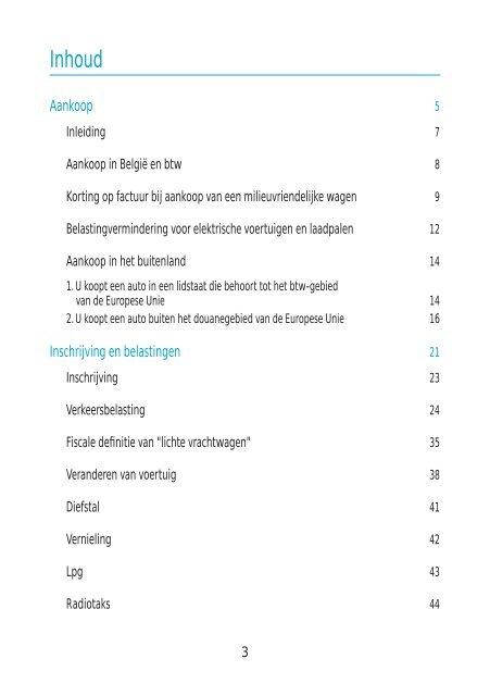 Wegwijs in de fiscaliteit van uw auto - 2011 - FOD Financiën