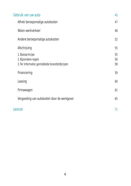 Wegwijs in de fiscaliteit van uw auto - 2011 - FOD Financiën