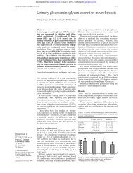 Urinary glycosaminoglycan excretion in urolithiasis - Archives of ...