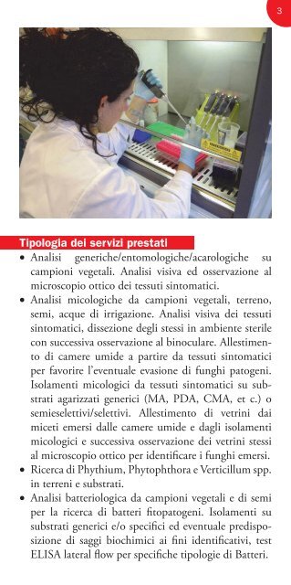 Diagnostica fitopatologica - Regione Toscana