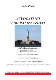 AVVOCATI NO LIBERALIZZAZIONI - Avvocato Carlo Priolo