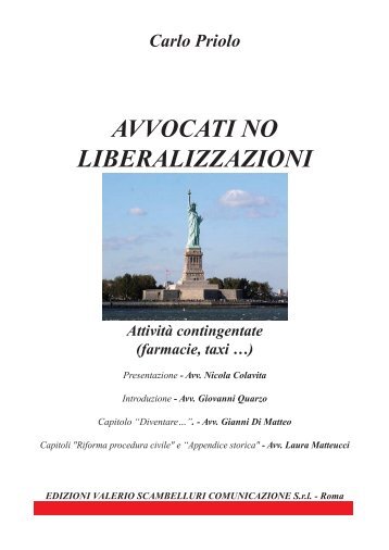 AVVOCATI NO LIBERALIZZAZIONI - Avvocato Carlo Priolo