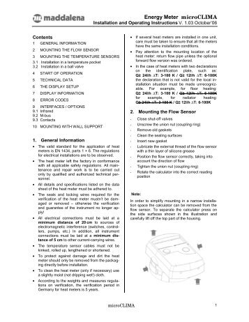 Energy Meter microCLIMA - Techtrade TT sro