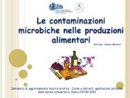 Le contaminazioni microbiche delle produzion i ... - International Pbi