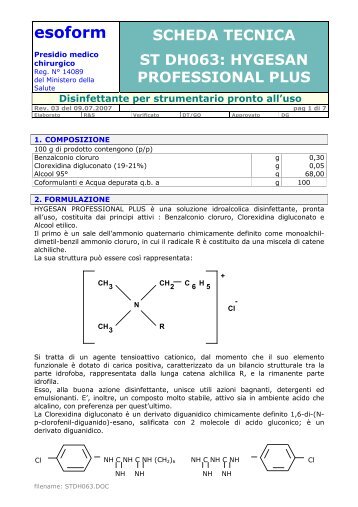 scheda tecnica - La Medica