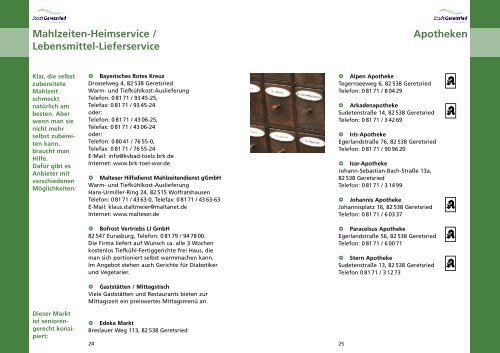 Seniorenkompass 2009.pdf - Stadt Geretsried