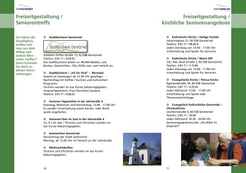 Seniorenkompass 2009.pdf - Stadt Geretsried