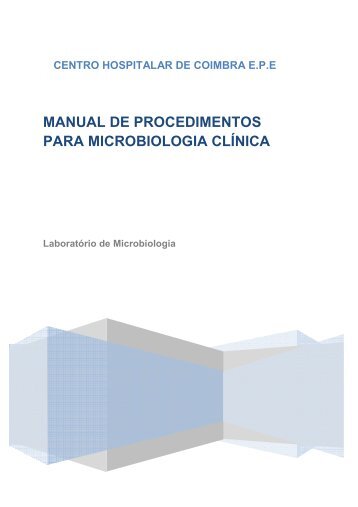 manual de procedimentos para microbiologia clínica - Início