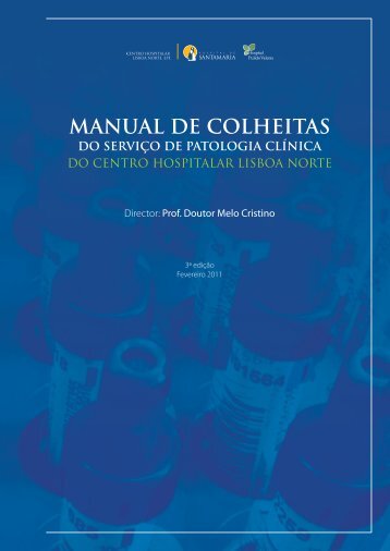 MANUAL DE COLHEITAS - Hospital de Santa Maria