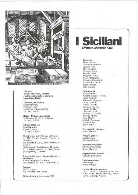 siciliano - malastrada film