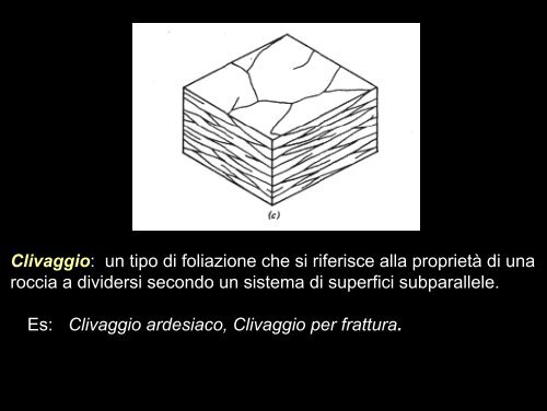 Le rocce metamorfiche - Dipartimento di Geoscienze