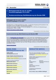 KV - Newsletter Beitragsgarantie bis zum 31.12 ... - Vdk-online.de