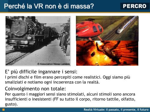 Realtà Virtuale - Percro - Scuola Superiore Sant'Anna