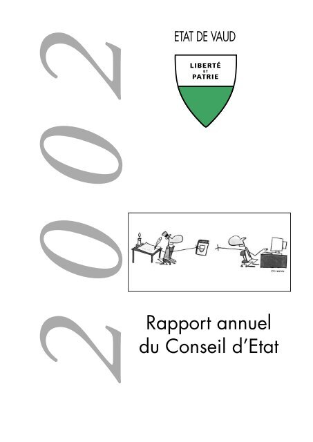 2 0 0 2 Rapport annuel du Conseil d'Etat - Canton de Vaud