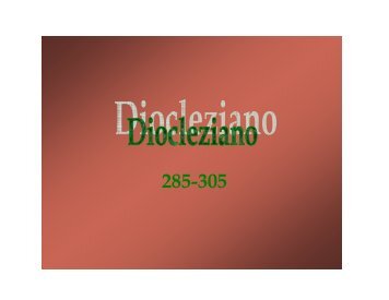 Diocleziano PPT.pdf - Liceo Classico Dettori