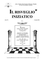 IL RISVEGLIO INIZIATICO - Esonet.org