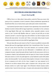G.L.R.I. l'unica Obbedienza Regolare Riconosciuta operante in Italia