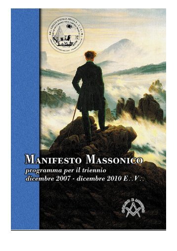 Manifesto Massonico - Gran Loggia d'Italia