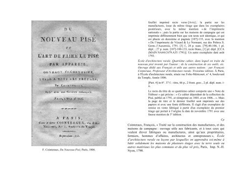 Bibliographie - Institut National d'Histoire de l'Art