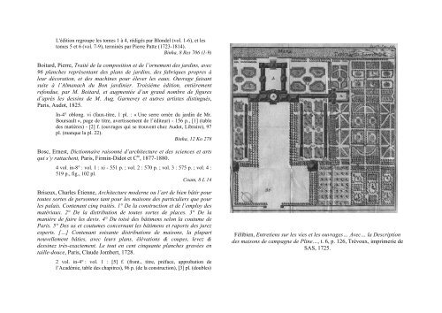 Bibliographie - Institut National d'Histoire de l'Art