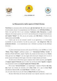 La Massoneria nelle opere di Walt Disney - LOGGIA HOCHMA n ...