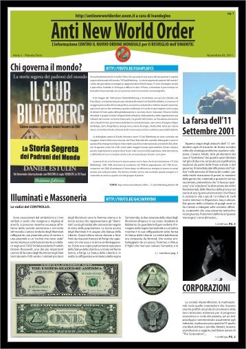 Chi governa il mondo? Illuminati e Massoneria Le CORPORAZIONI ...