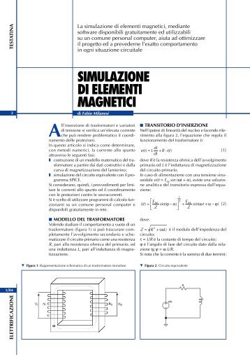 Simulazione di elementi magnetici - TrafoConsult