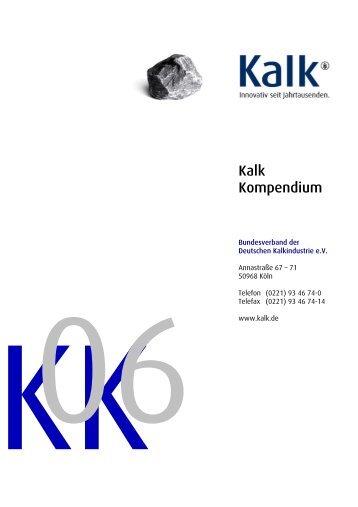 Kalk Kompendium - BV Kalk: Willkommen!