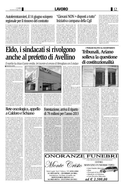 Edizione del 29/05/2013 - Corriere