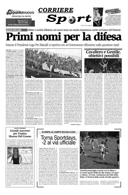 Edizione del 29/05/2013 - Corriere
