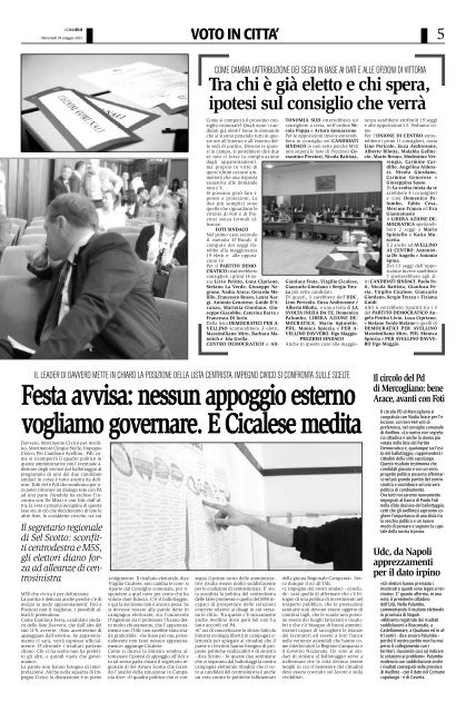 Edizione del 29/05/2013 - Corriere