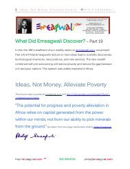 Ideas, Not Money, Alleviate Poverty - Emeagwali